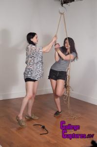 www.collegecaptures.com - Jade Valetine & Arielle Lane: In Trouble together thumbnail